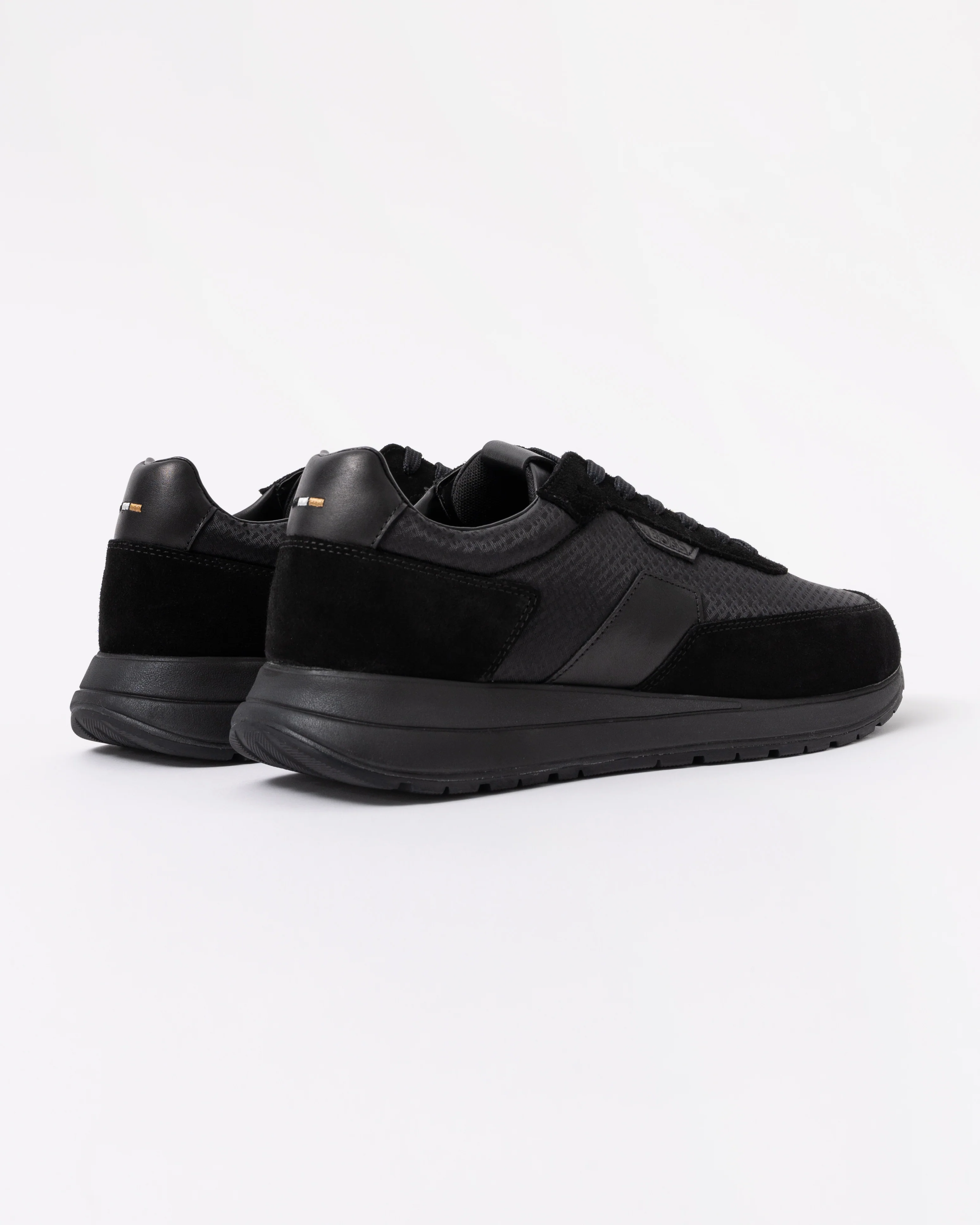 BOSS Orange Mens Vinston Trainers - Black 005 - Image 3