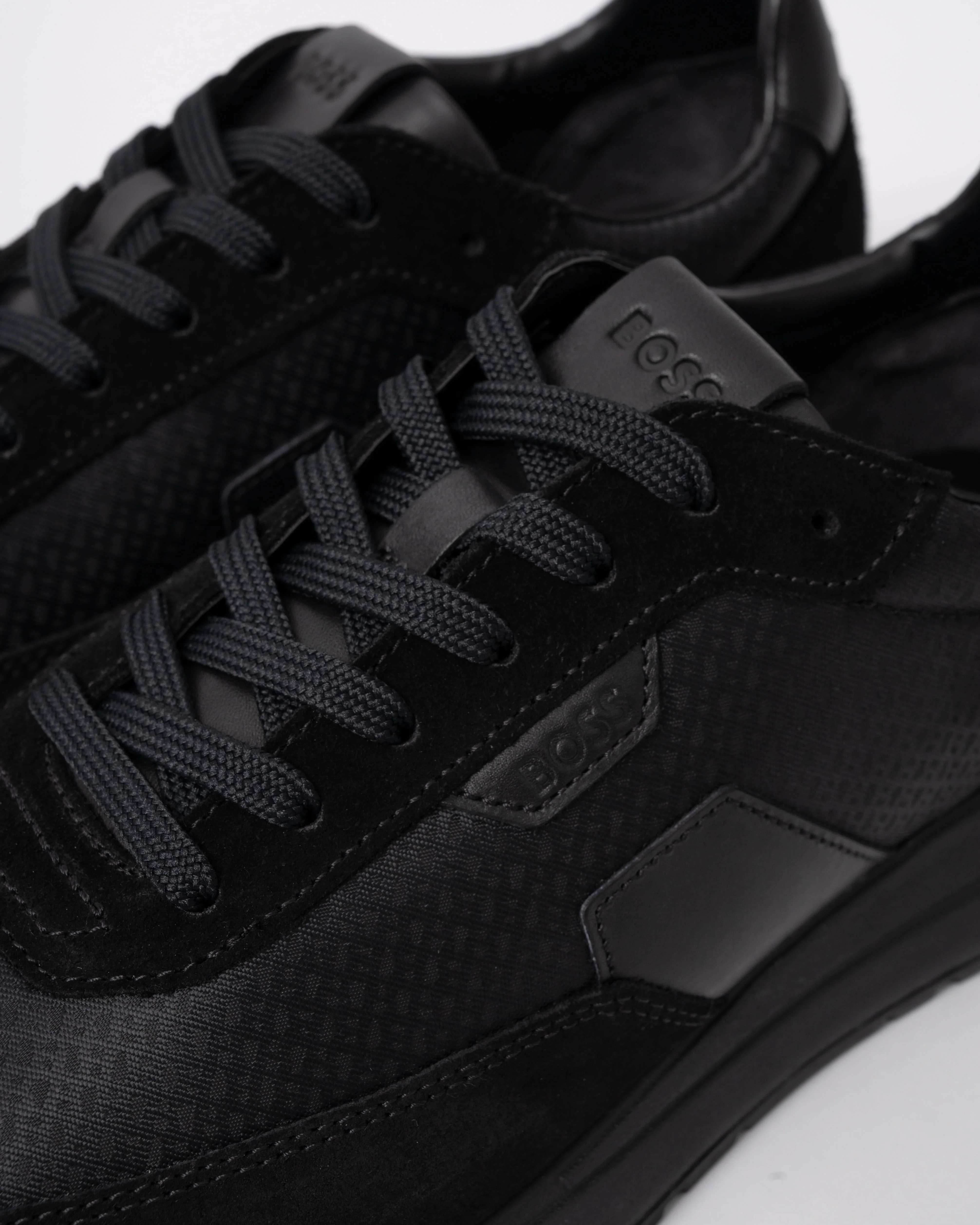 BOSS Orange Mens Vinston Trainers - Black 005 - Image 5
