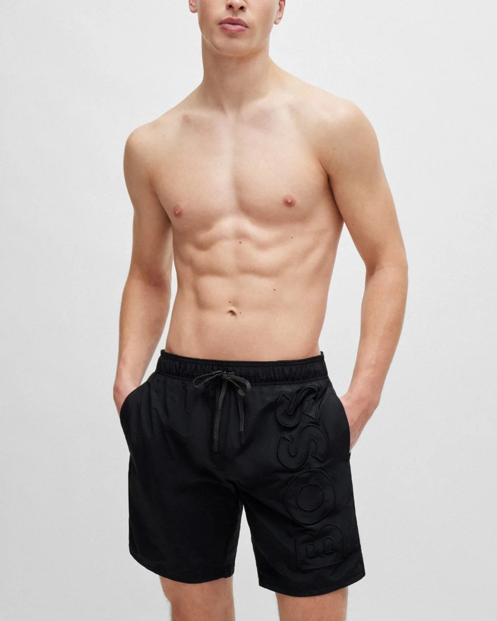 BOSS Orange Whale Mens Swim Shorts NOS - Black 001 - Image 2