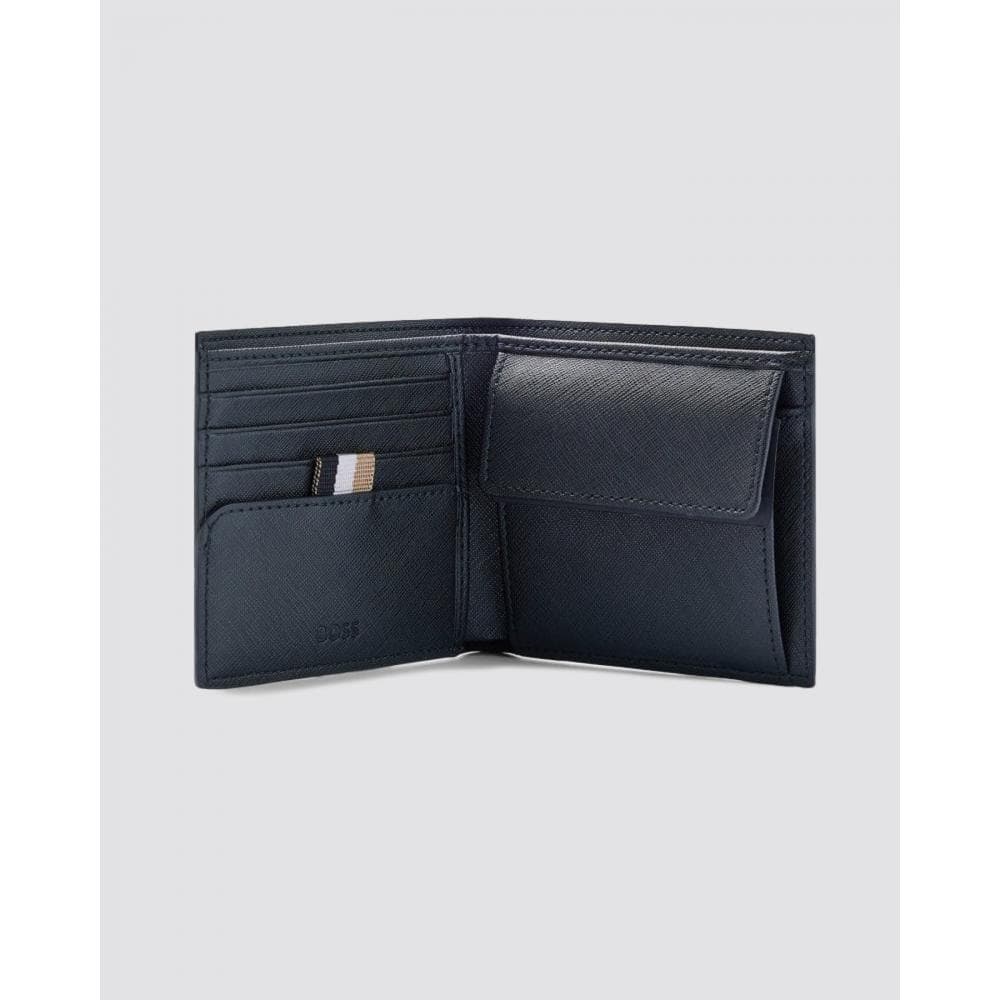 BOSS Orange Zair Mens 4-Card Structured Billfold Wallet - Image 2