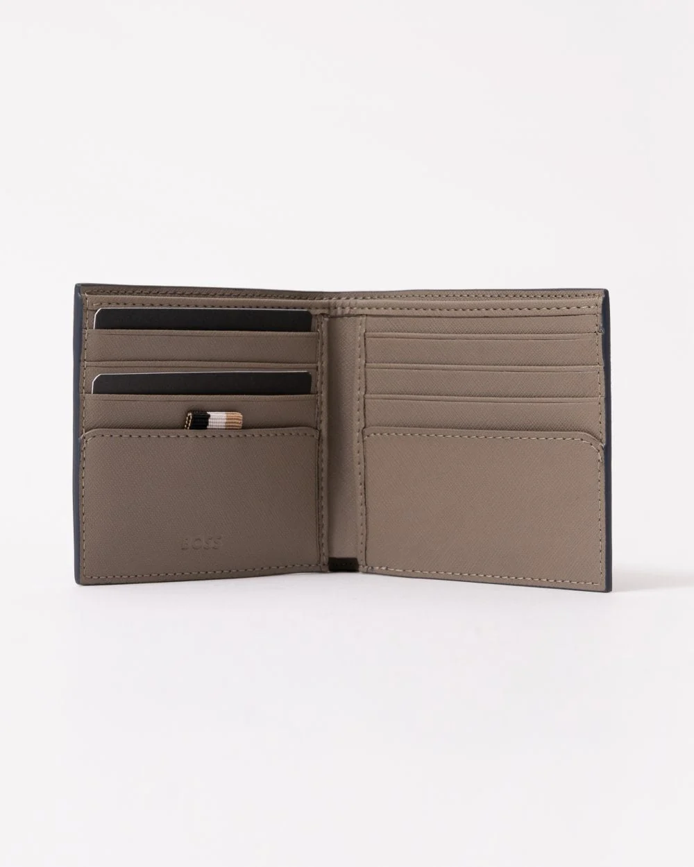 BOSS Orange Zair Mens Faux Leather 8-Card Wallet - Image 3