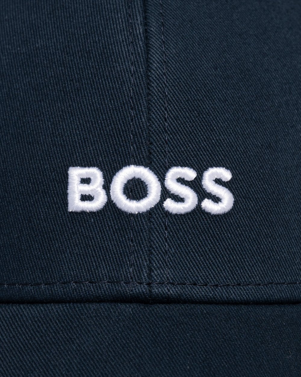 BOSS Orange Zed Mens Cotton-Twill Six-Panel Cap with Embroidered Logo NOS - Dark Blue 404 - Image 4