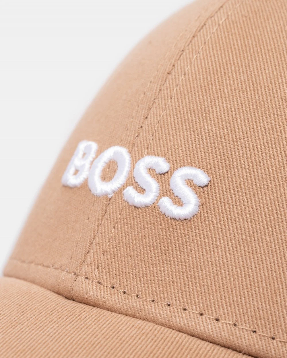 BOSS Orange Zed Mens Cotton-Twill Six-Panel Cap with Embroidered Logo NOS - Medium Beige 260 - Image 4