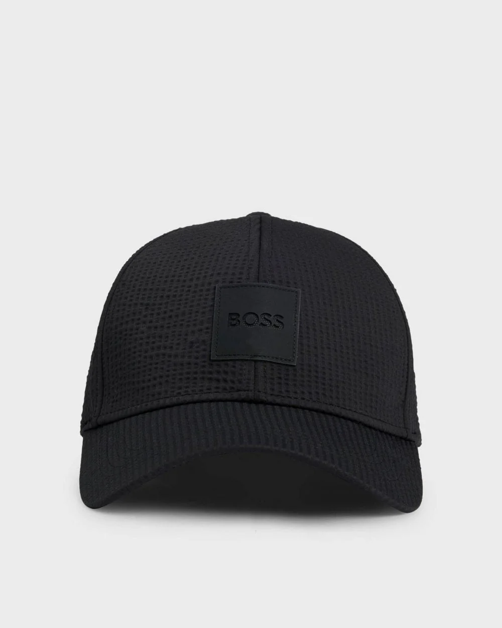 BOSS Orange Zed Seersucker Mens Baseball Cap - Image 2