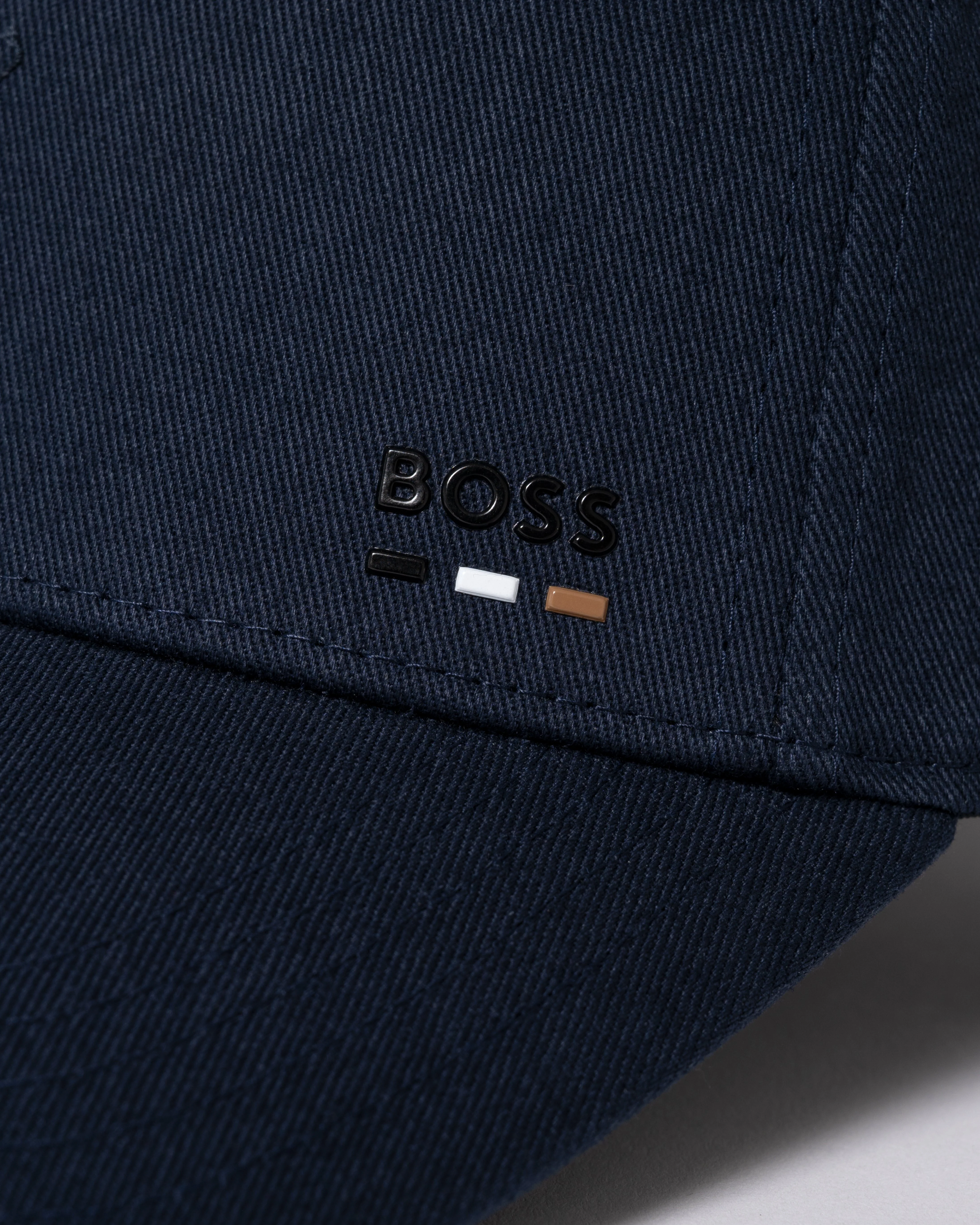 BOSS Orange Zed Stripe Mens Baseball Cap - Dark Blue 404 - Image 3