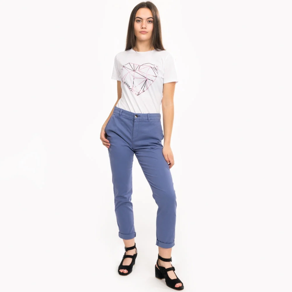 Boss Sachini2-D Womens Trousers - Dark Purple - Image 2
