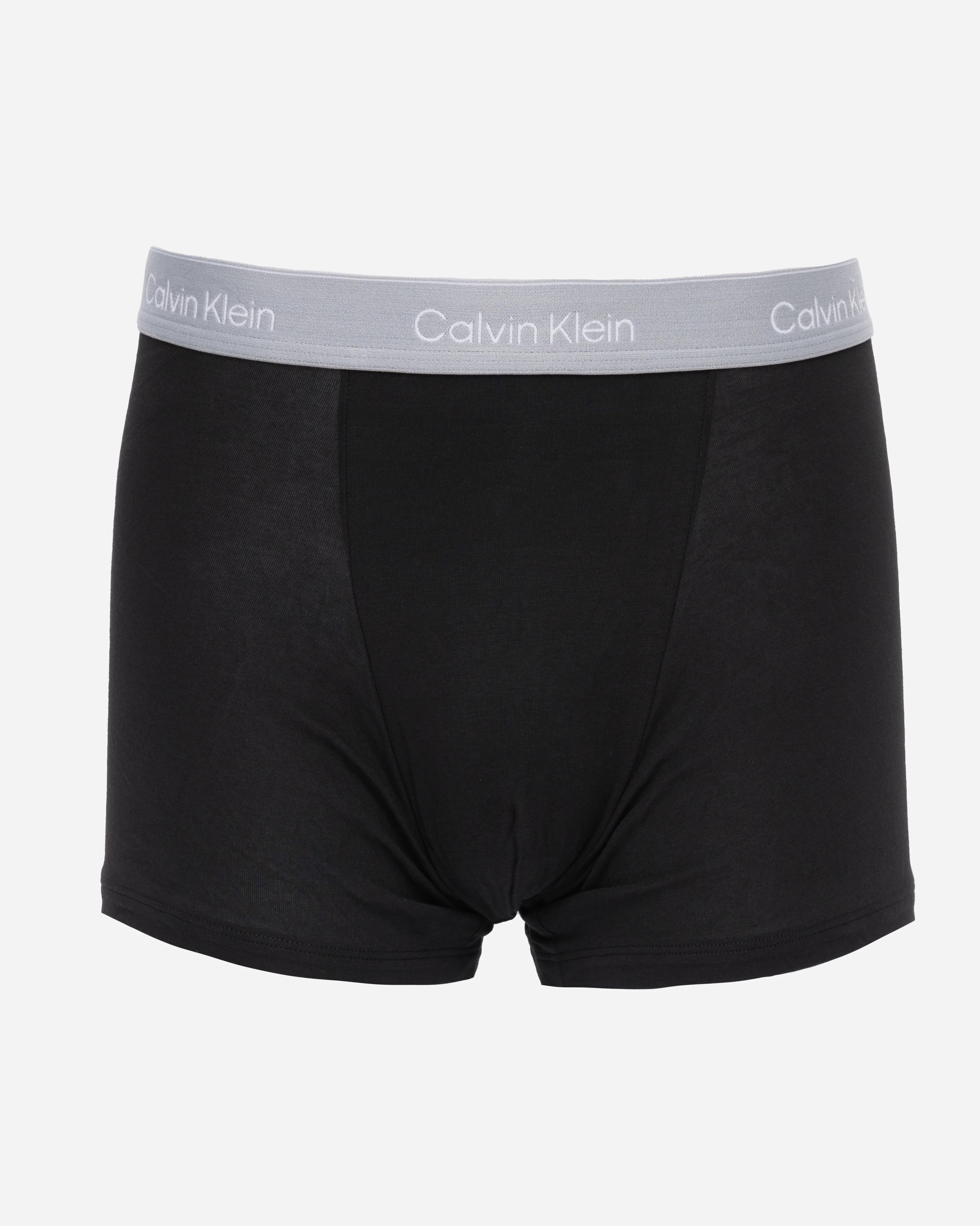Calvin Klein 3 Pack Icon Cotton Stretch Mens Relaxed Fit Trunks - Black w/ Adrenaline Rush WB/Black w - Image 4