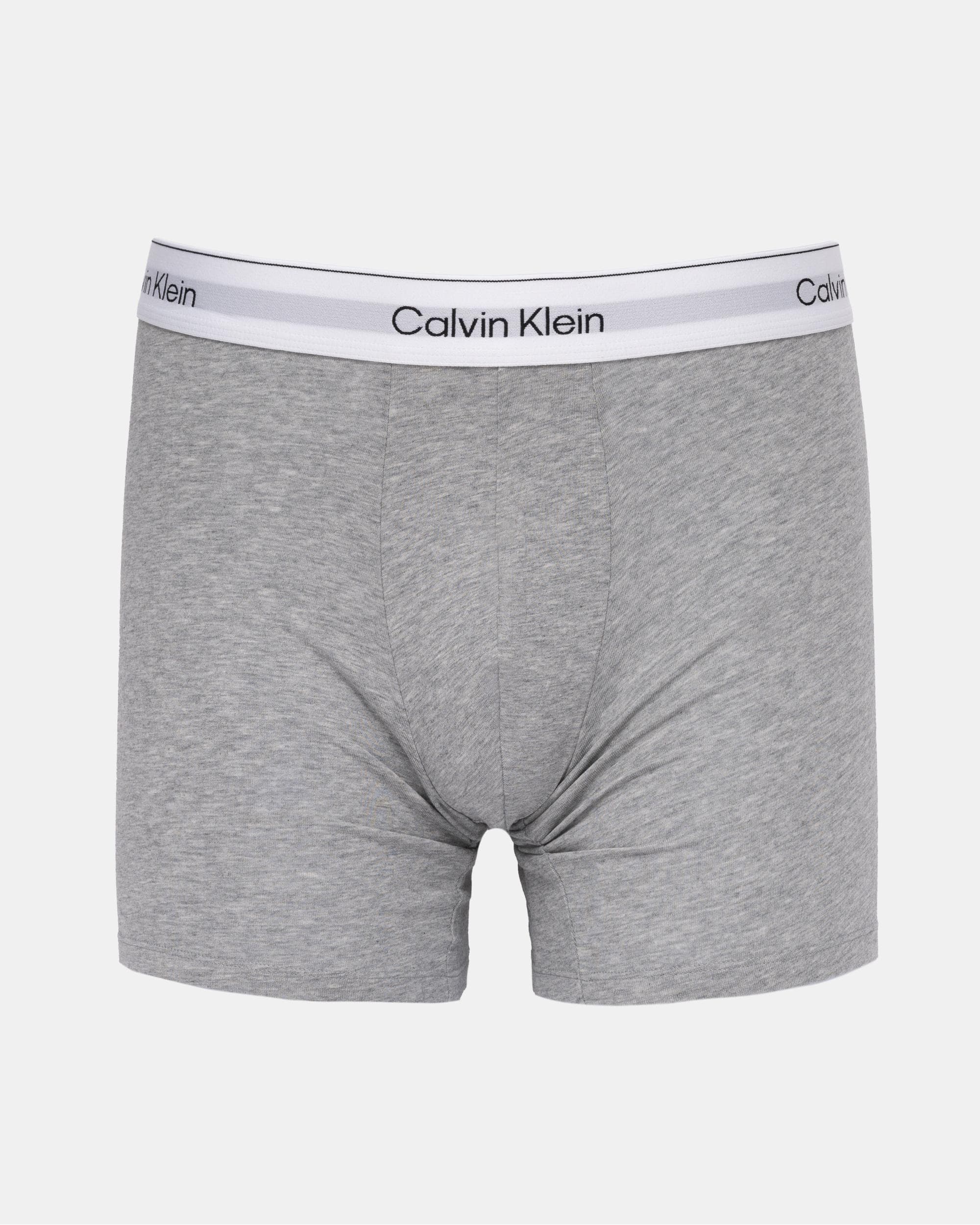 Calvin Klein 3 Pack Mens Boxer Briefs - Grey Heather/White/Black - Image 4