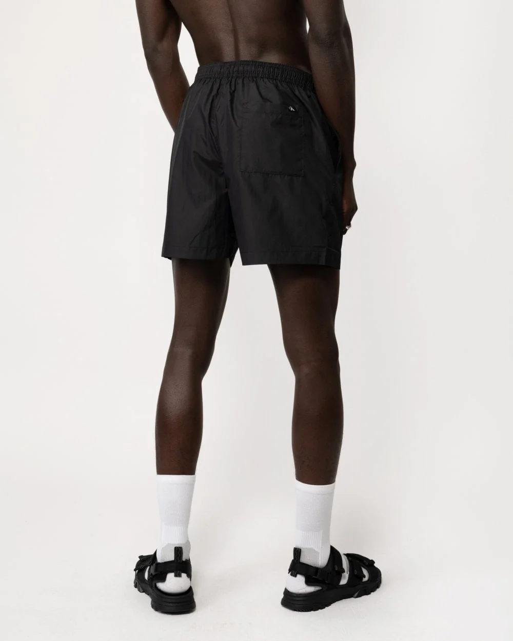 Calvin Klein CKJ Monogram Mens Medium Drawstring Swimshorts - Image 2