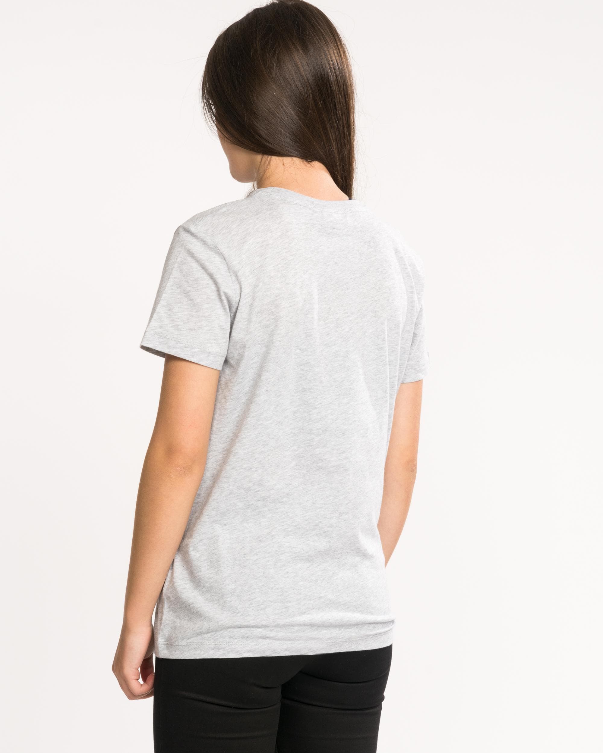 Calvin Klein Core Logo Womens Crew Neck - Light Grey Heather - Image 6