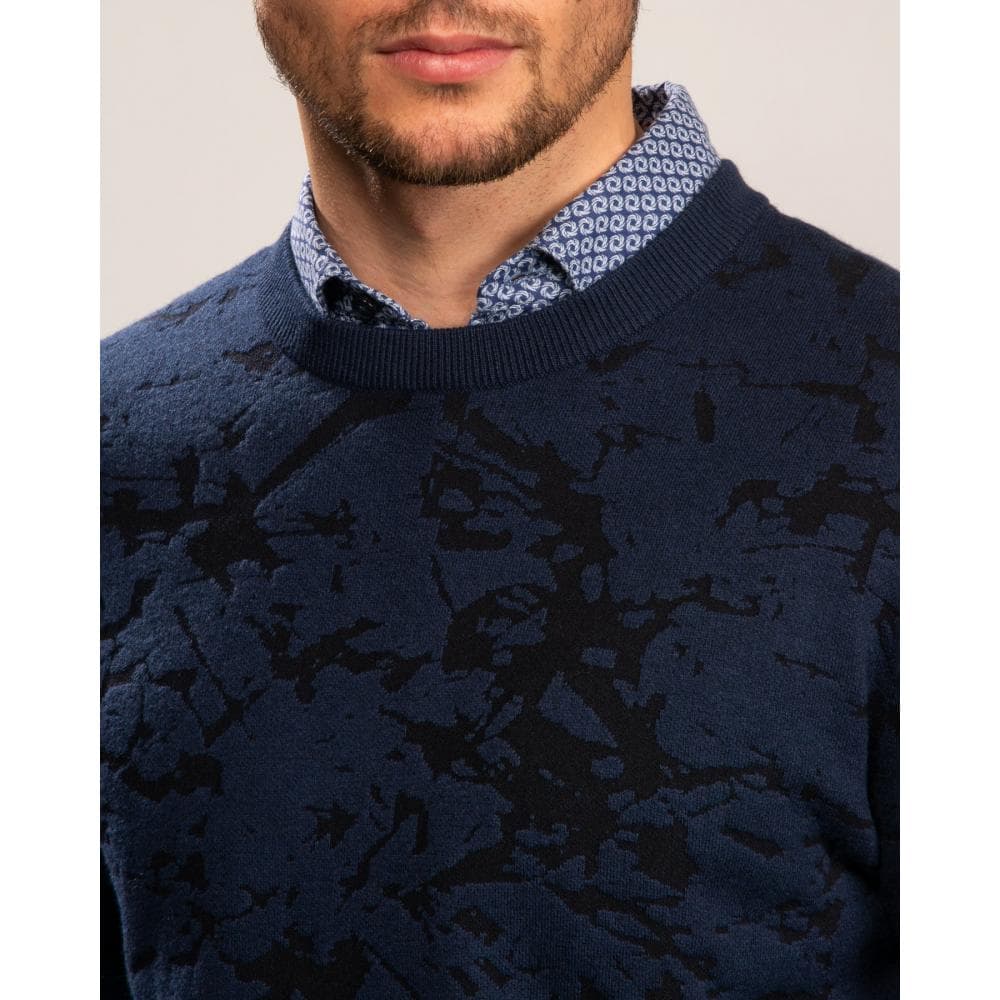 Calvin Klein Cotton Blend Abstract Mens Sweatshirt - Image 2