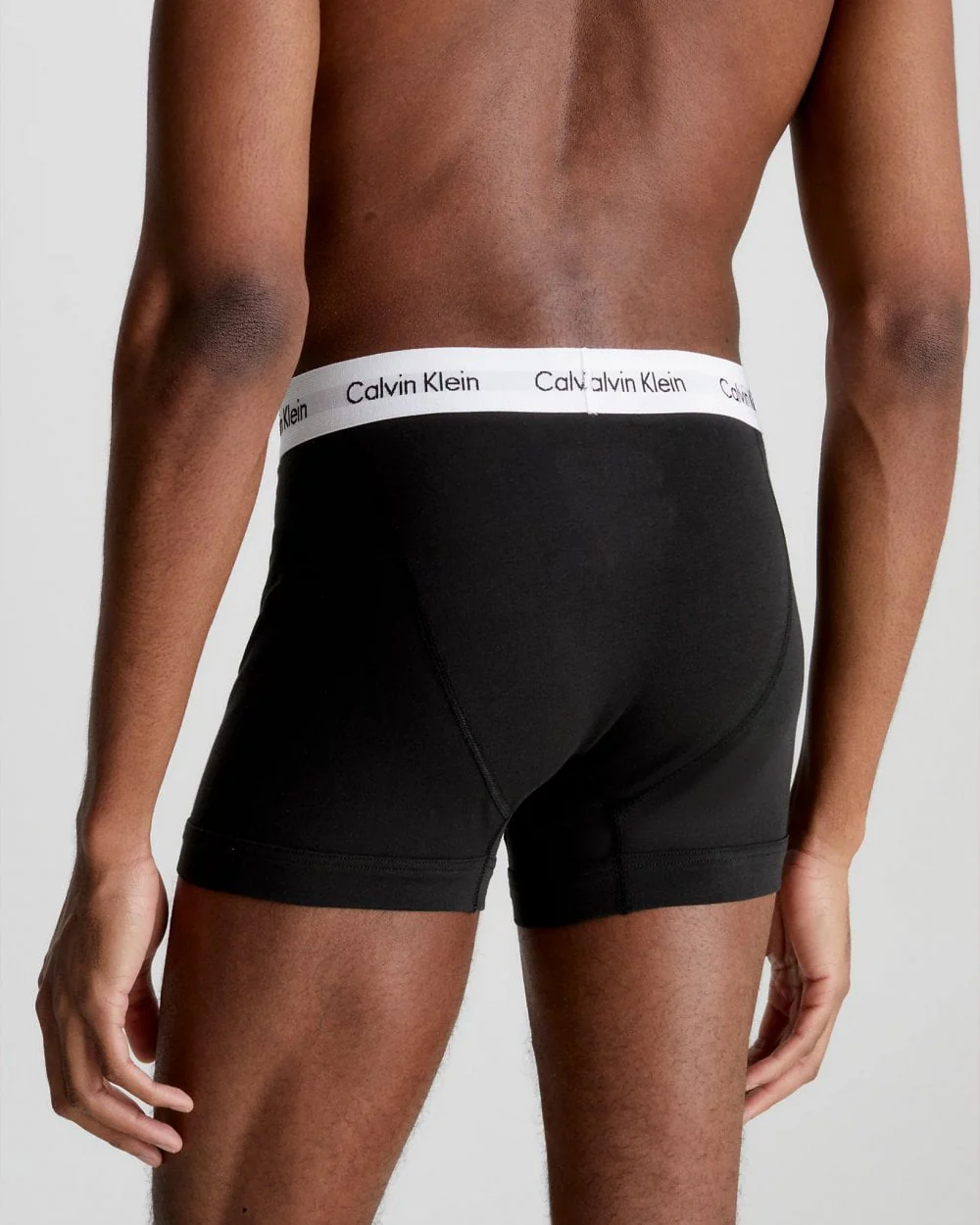 Calvin Klein Cotton Stretch Mens Trunk 3 Pack - Black - Image 4