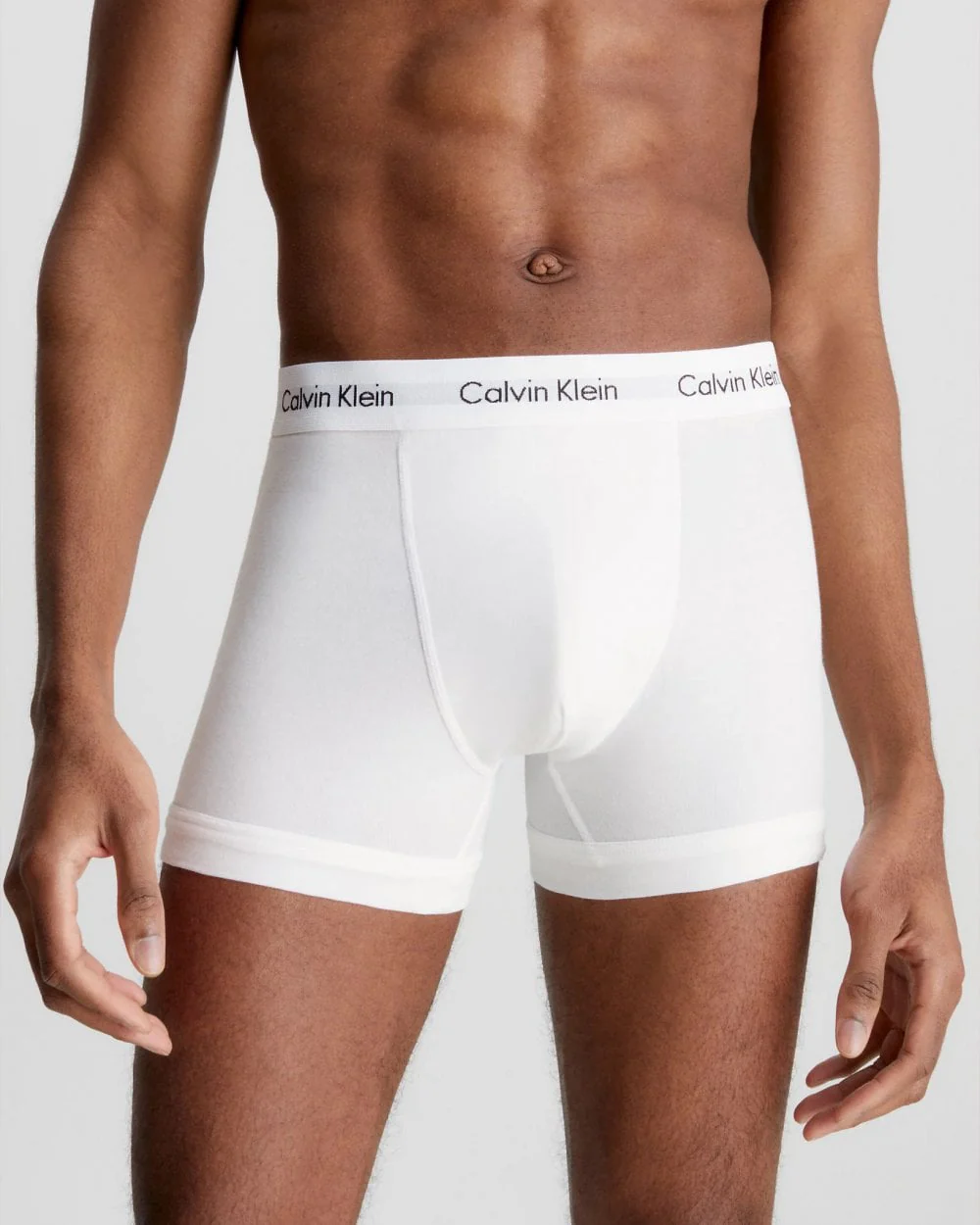 Calvin Klein Cotton Stretch Mens Trunk 3 Pack - White - Image 2