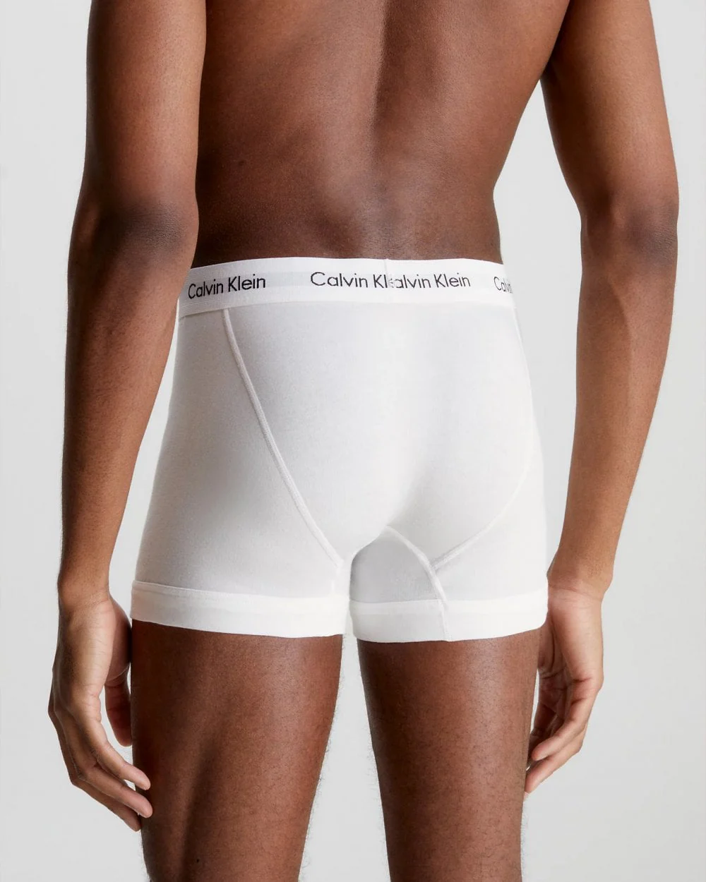 Calvin Klein Cotton Stretch Mens Trunk 3 Pack - White - Image 4