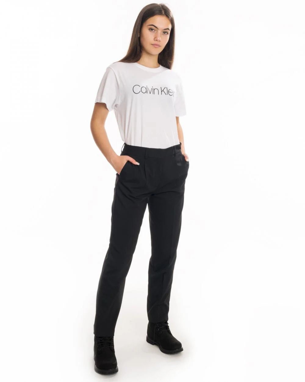 Calvin Klein Elastic Back WB Womens Pants - Image 3