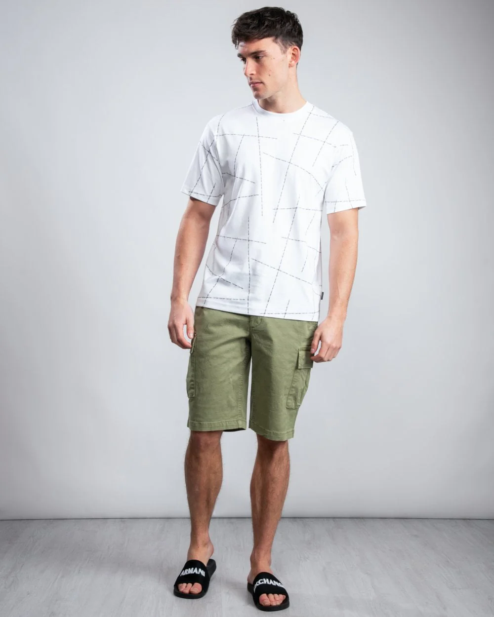 Calvin Klein Garment Dyed Mens Cargo Shorts - Image 2
