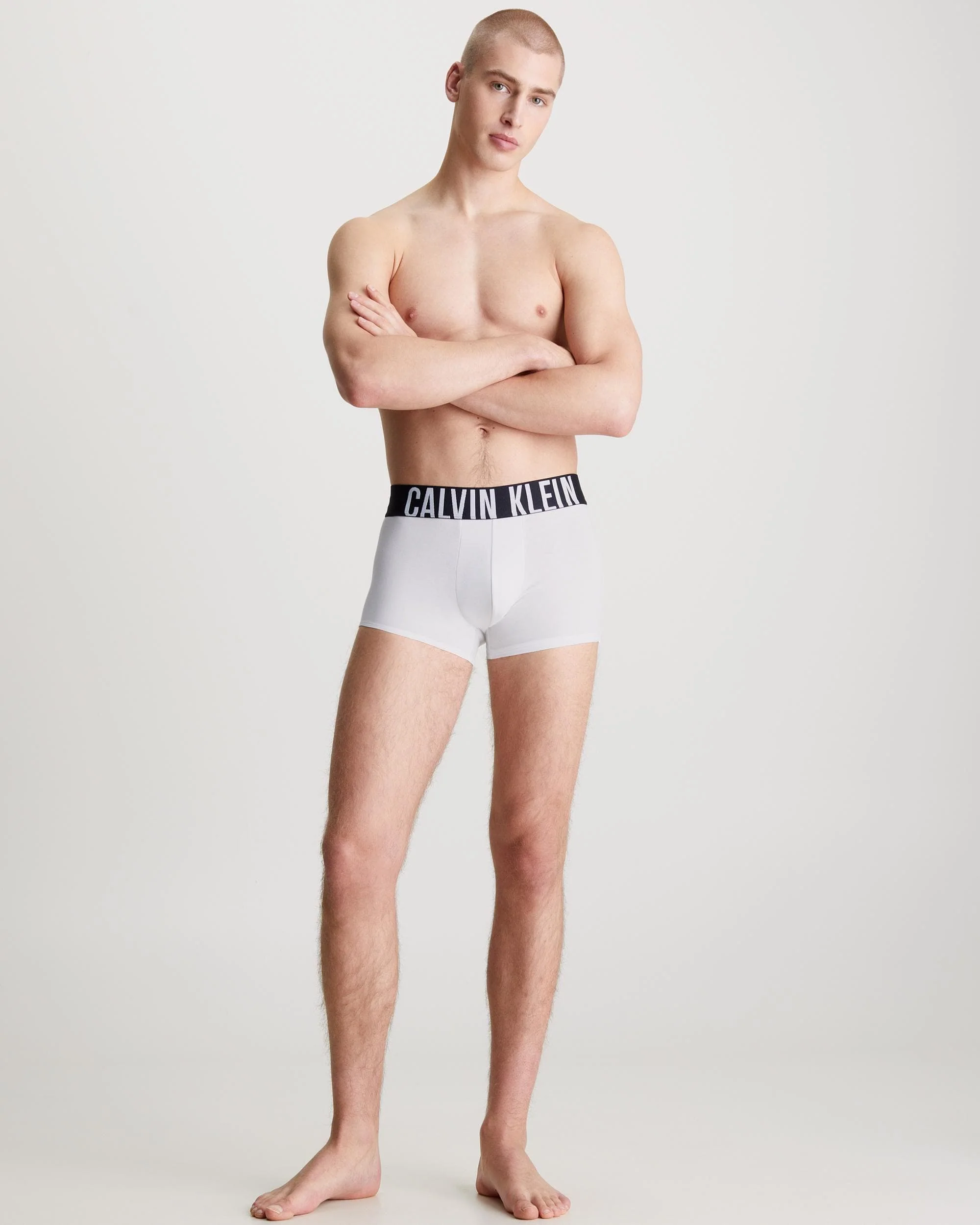 Calvin Klein Intense Power Mens Trunk 3 Pack - Black/Grey Heather/White - Image 5