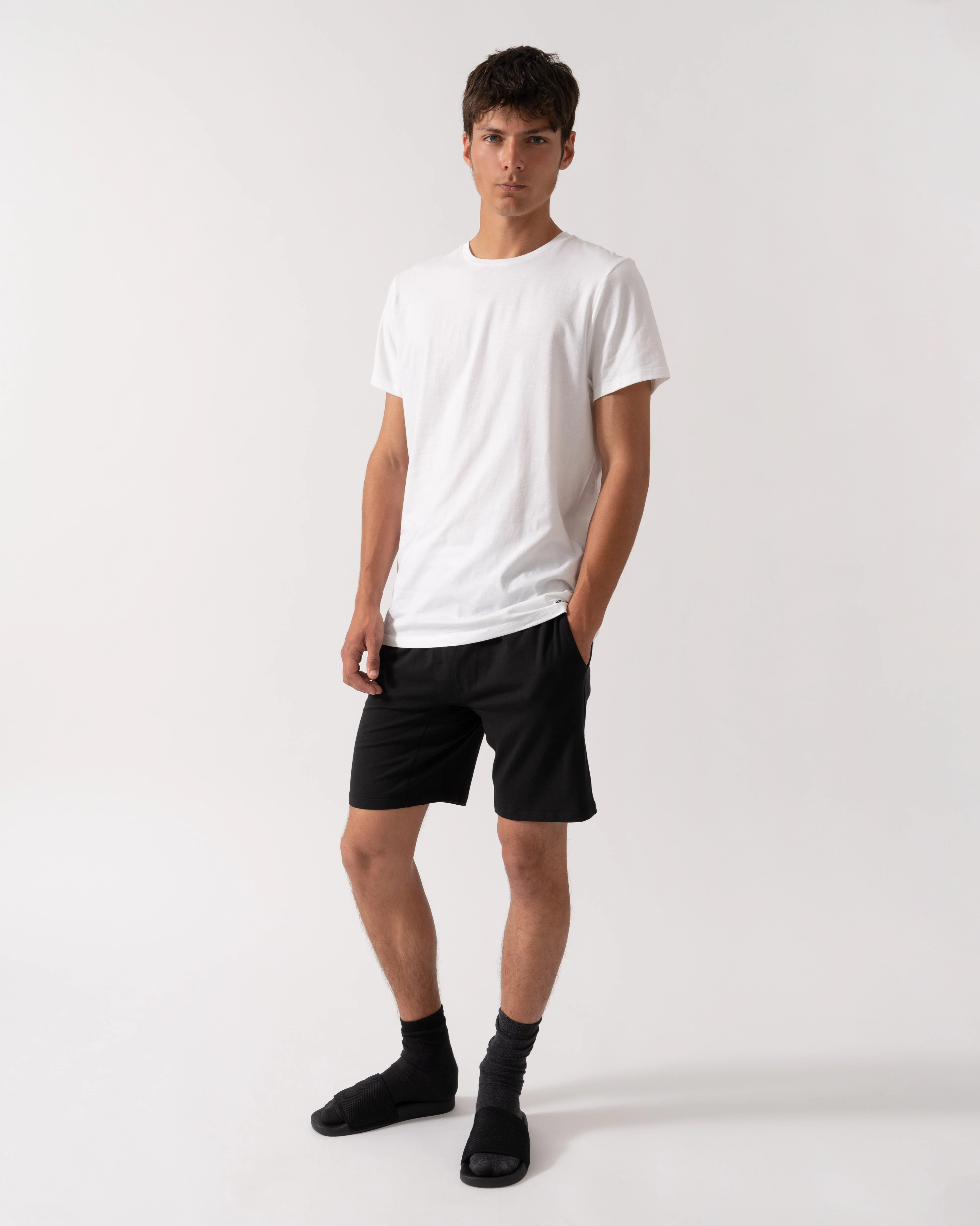 Calvin Klein Mens 3 Pack Mens Short Sleeve T Shirts - White/White/White - Image 2