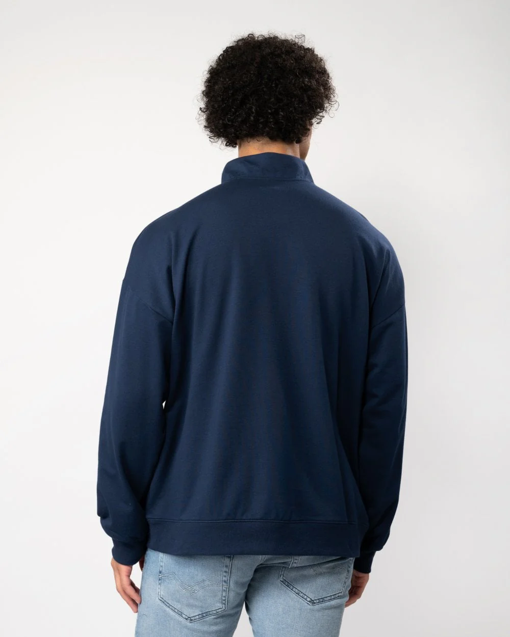 Calvin Klein Modern Cotton Lounge Mens Long Sleeve Quarter Zip - Image 4