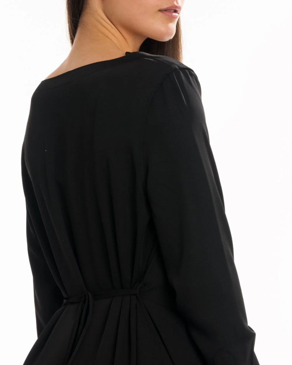 Calvin Klein Pleated Long Sleeve Womens Dress - Image 3