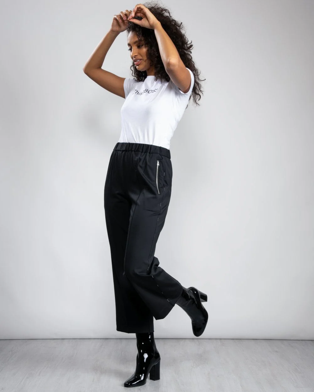 Calvin Klein Punto Milano Tracksuit Womens Pants - Image 4