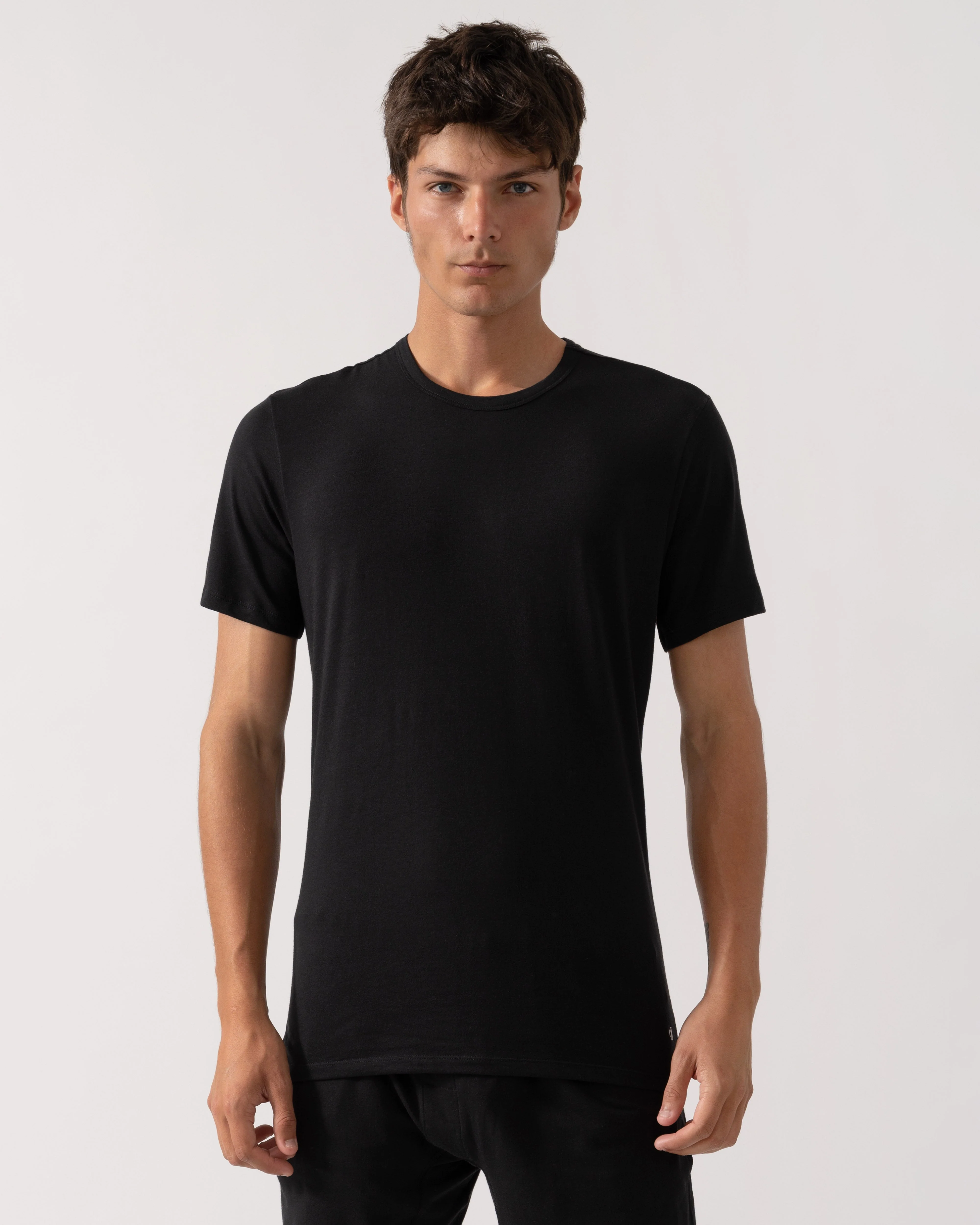 Calvin Klein Short Sleeve 3 Pack Mens T Shirts - Black/Grey Heather/White - Image 3