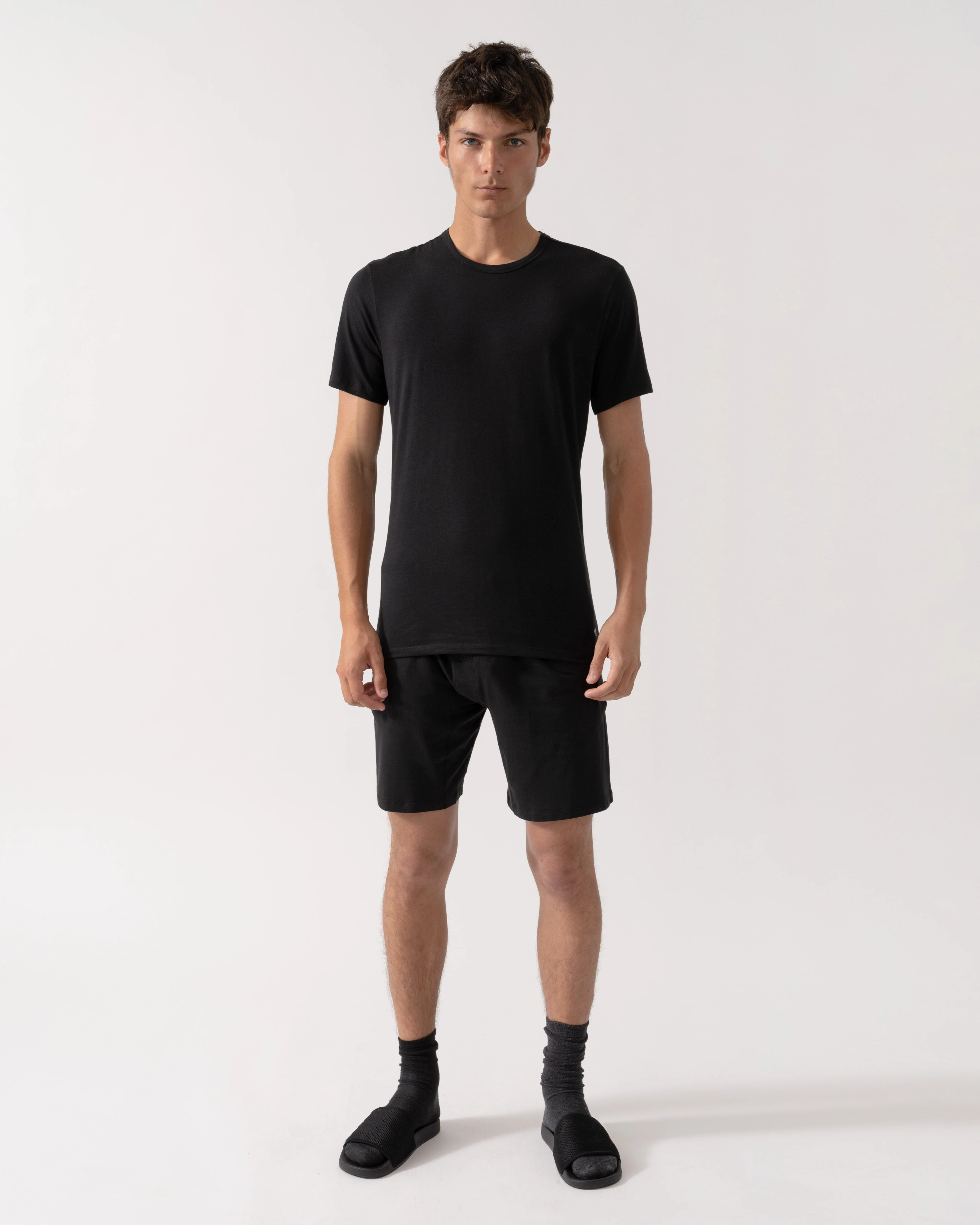 Calvin Klein Short Sleeve 3 Pack Mens T Shirts - Black/Grey Heather/White - Image 5