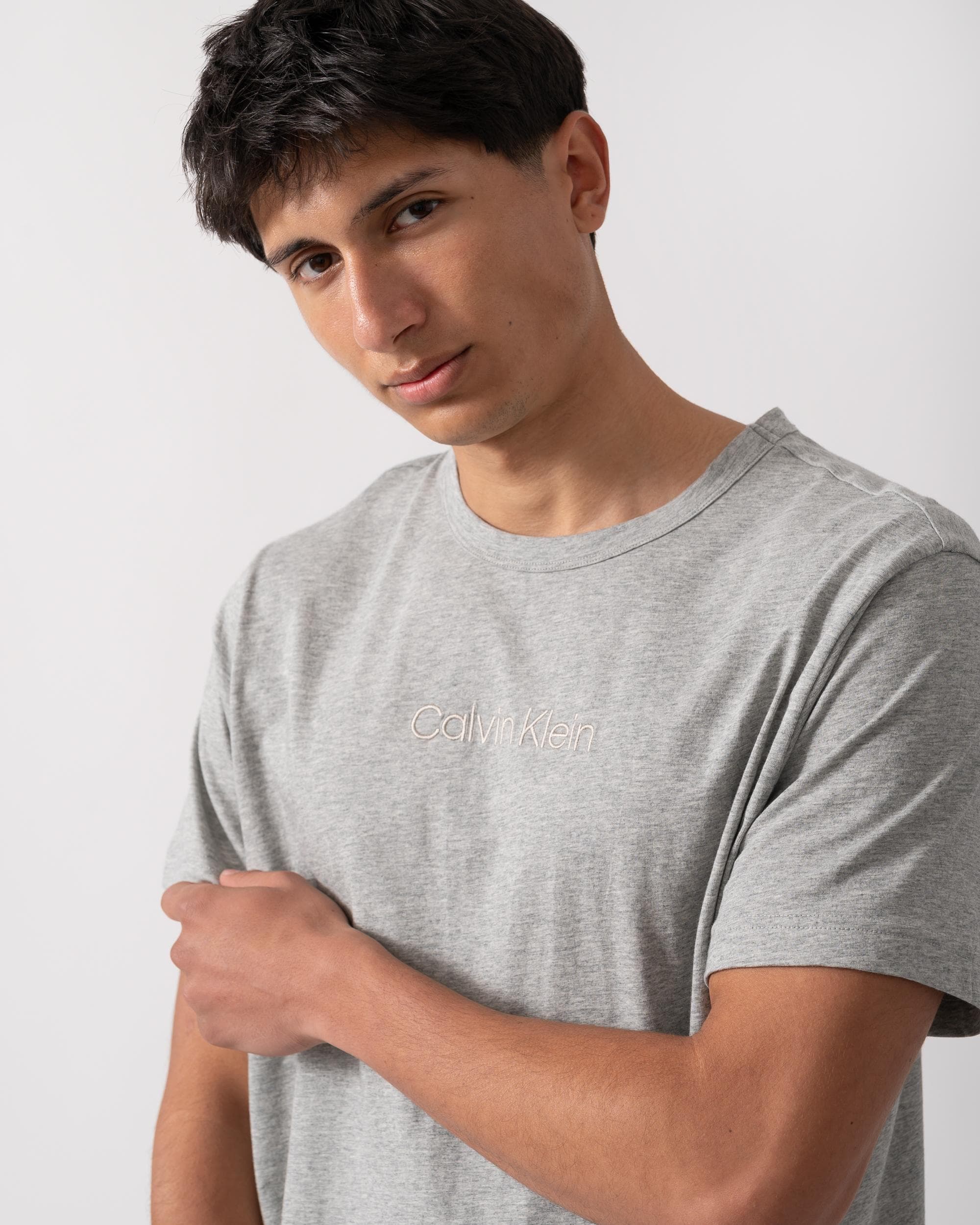 Calvin Klein Short Sleeve Mens Crew Neck T Shirt - Image 2