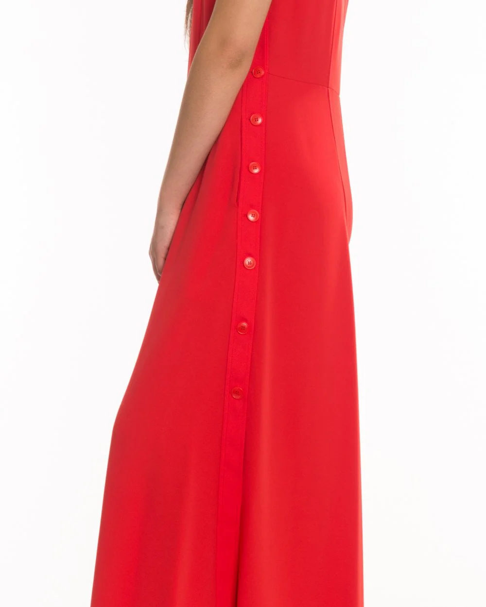 Calvin Klein Smooth Twill Button NS Womens Dress - Image 4