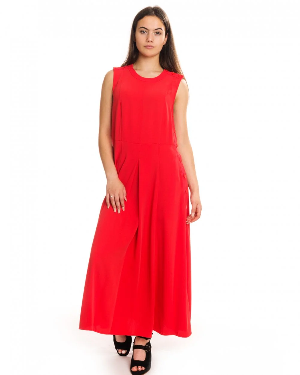 Calvin Klein Smooth Twill Button NS Womens Dress - Image 5