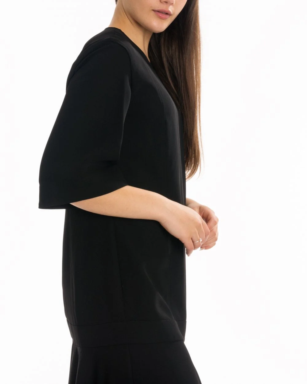 Calvin Klein Smooth Twill Layer SLV Womens Short Sleeve Dress - Image 3