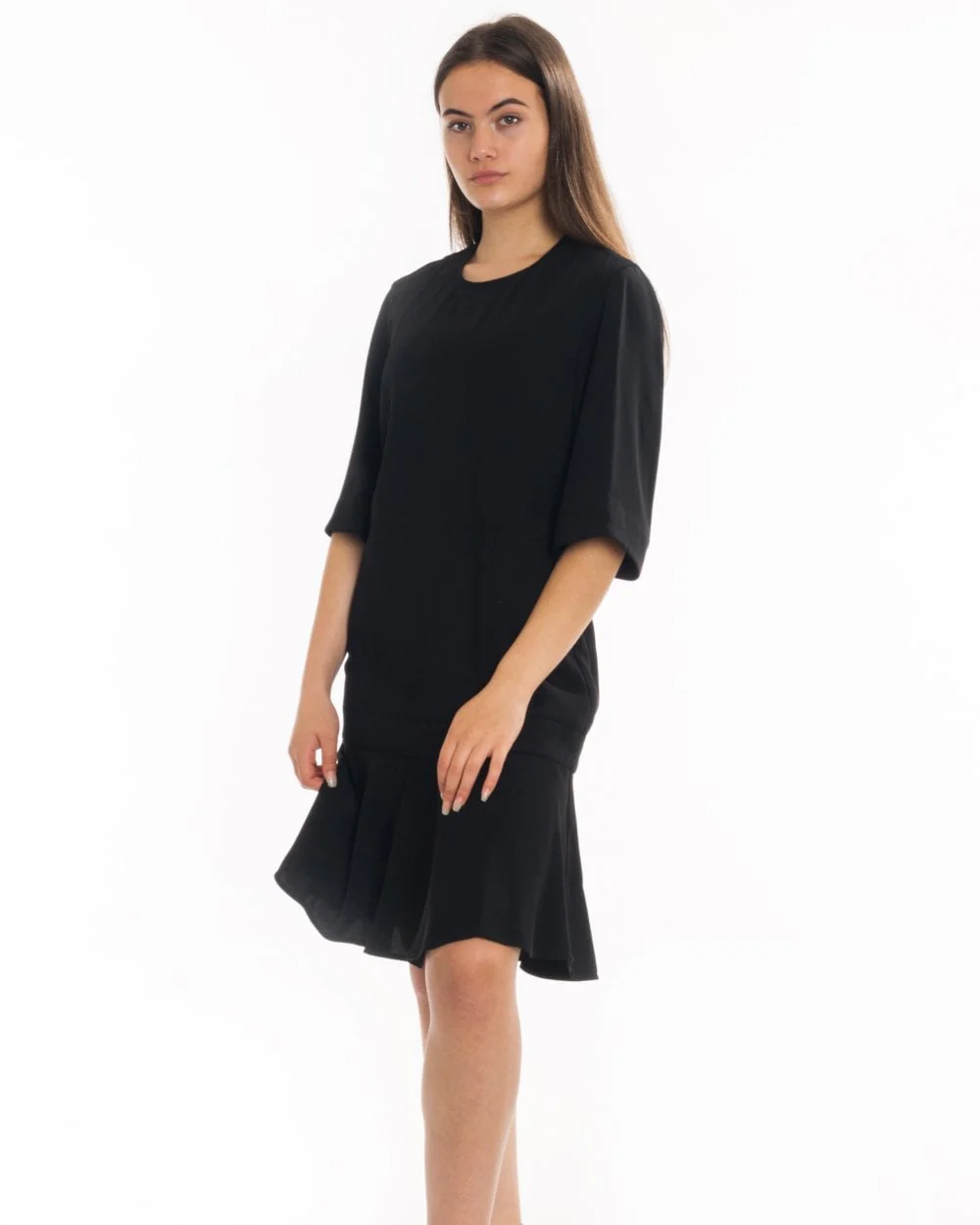 Calvin Klein Smooth Twill Layer SLV Womens Short Sleeve Dress - Image 5