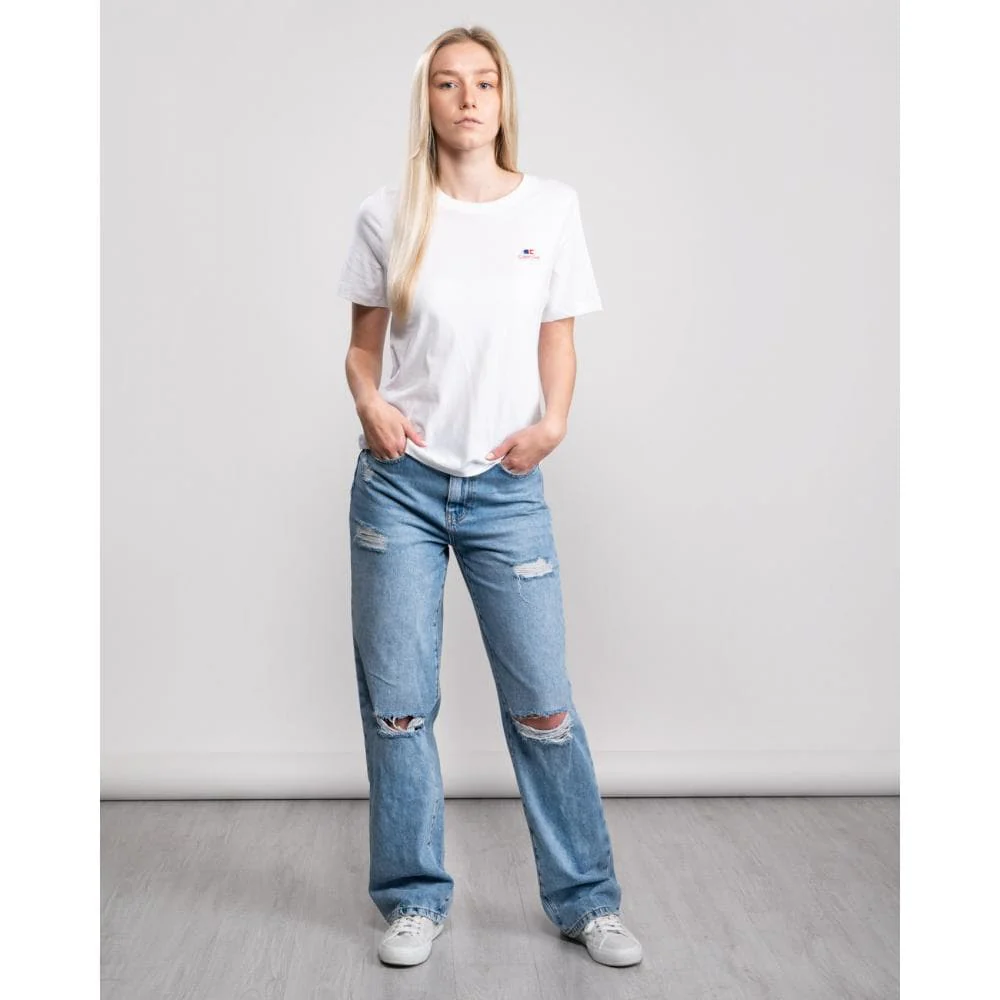 Calvin Klein Vintage Logo Small Short Sleeve Womens T-Shirt - Image 3