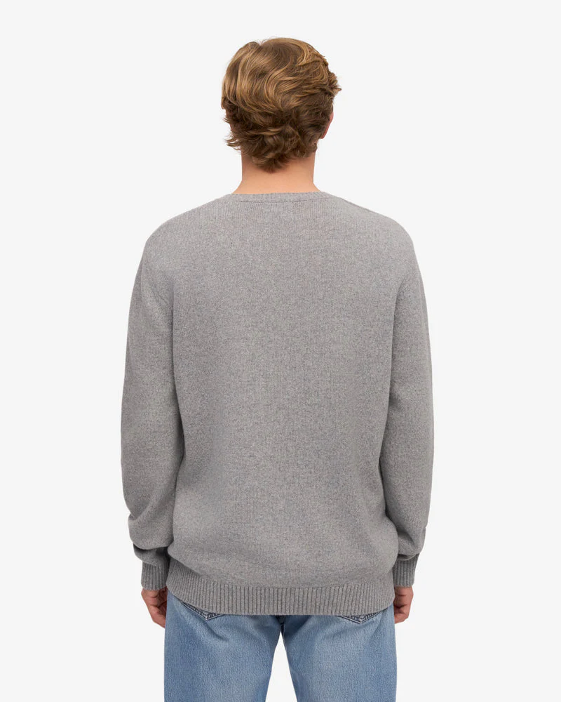 Colorful Standard Classic Merino Wool Crew Neck Jumper - Heather Grey - Image 4