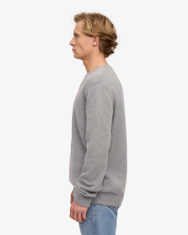 Colorful Standard Classic Merino Wool Crew Neck Jumper - Heather Grey - Image 5