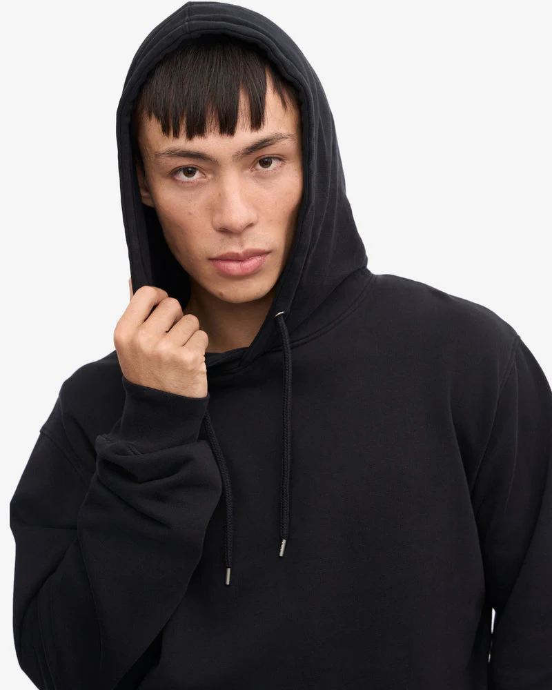 Colorful Standard Classic Organic Hoodie - Deep Black - Image 2