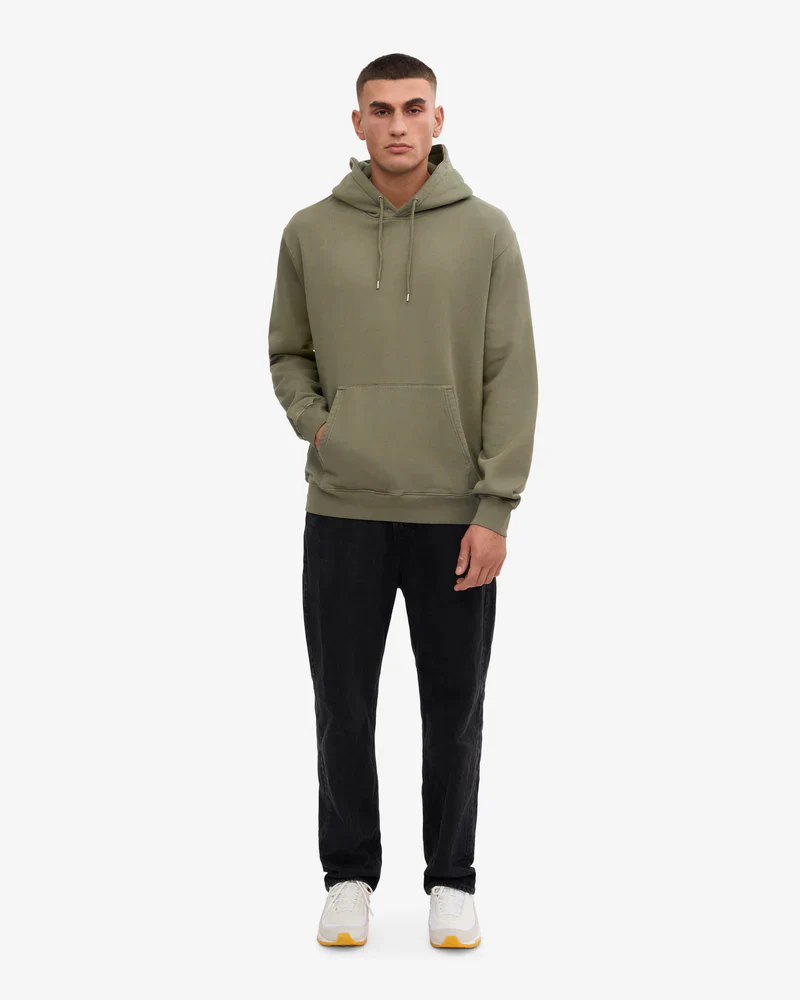 Colorful Standard Classic Organic Hoodie - Dusty Olive - Image 4