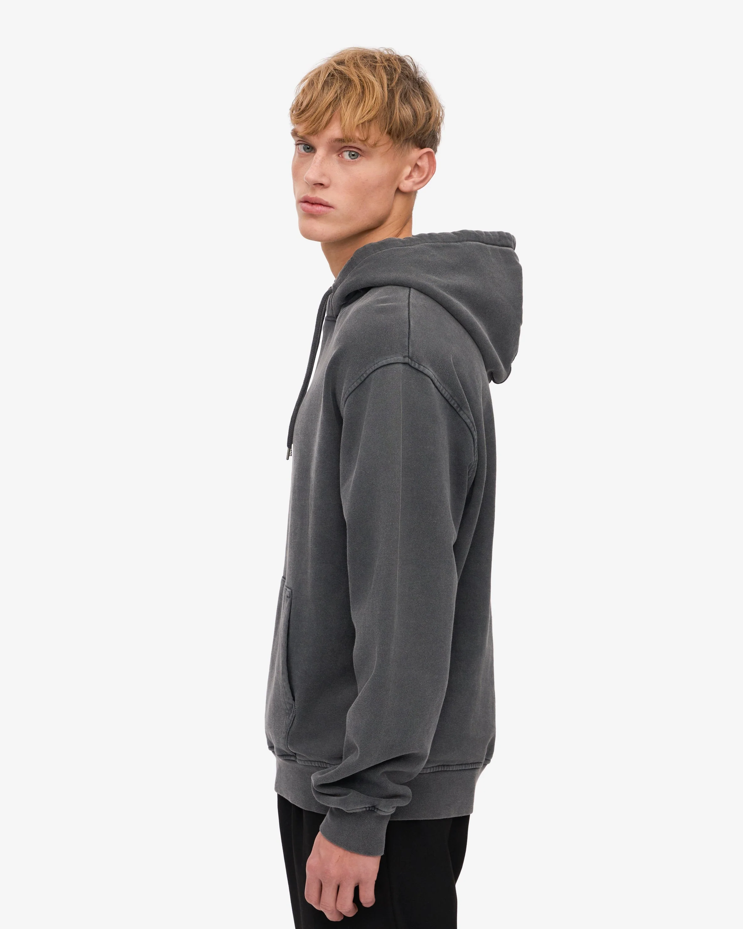 Colorful Standard Classic Organic Hoodie - Faded Black - Image 2