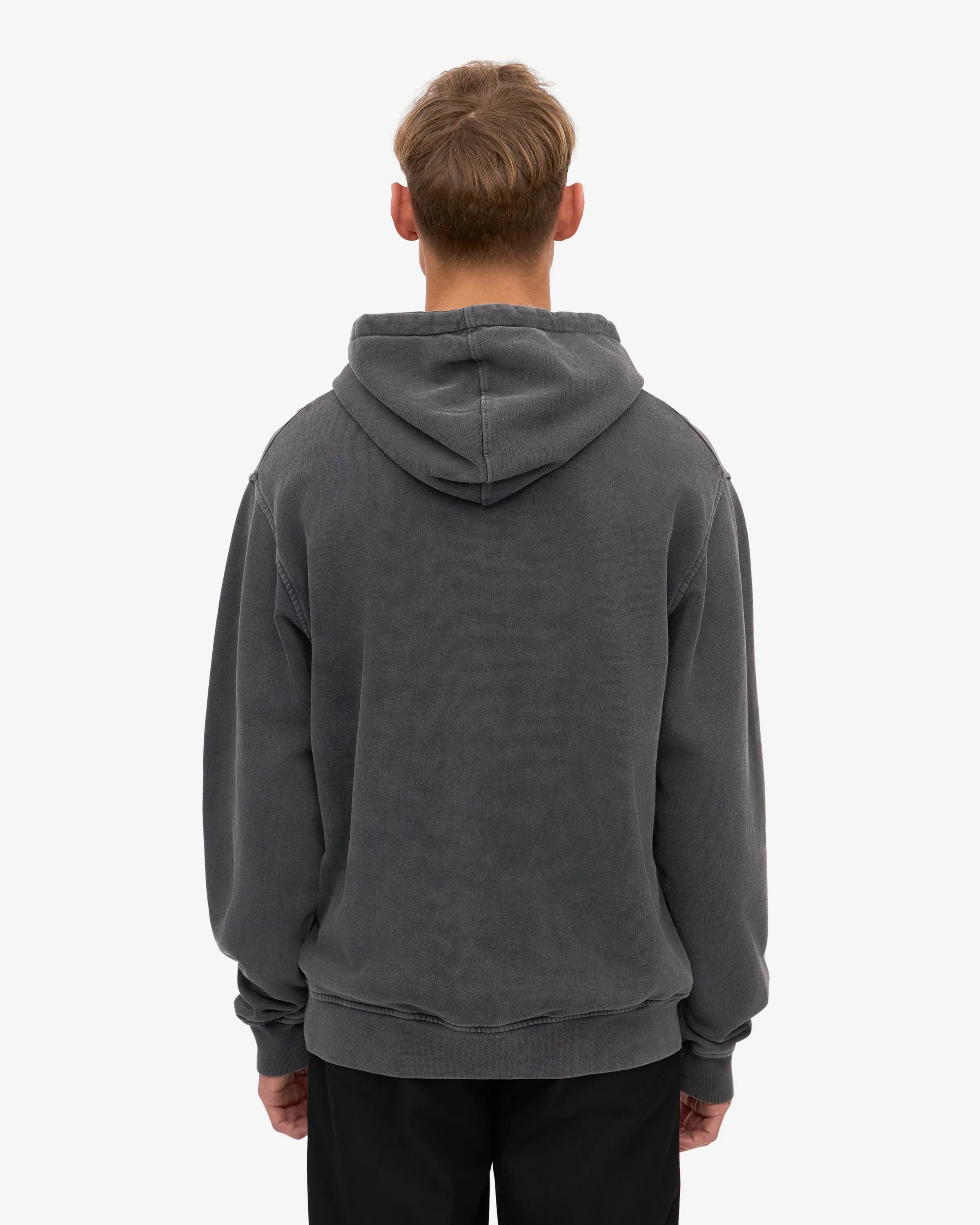 Colorful Standard Classic Organic Hoodie - Faded Black - Image 3