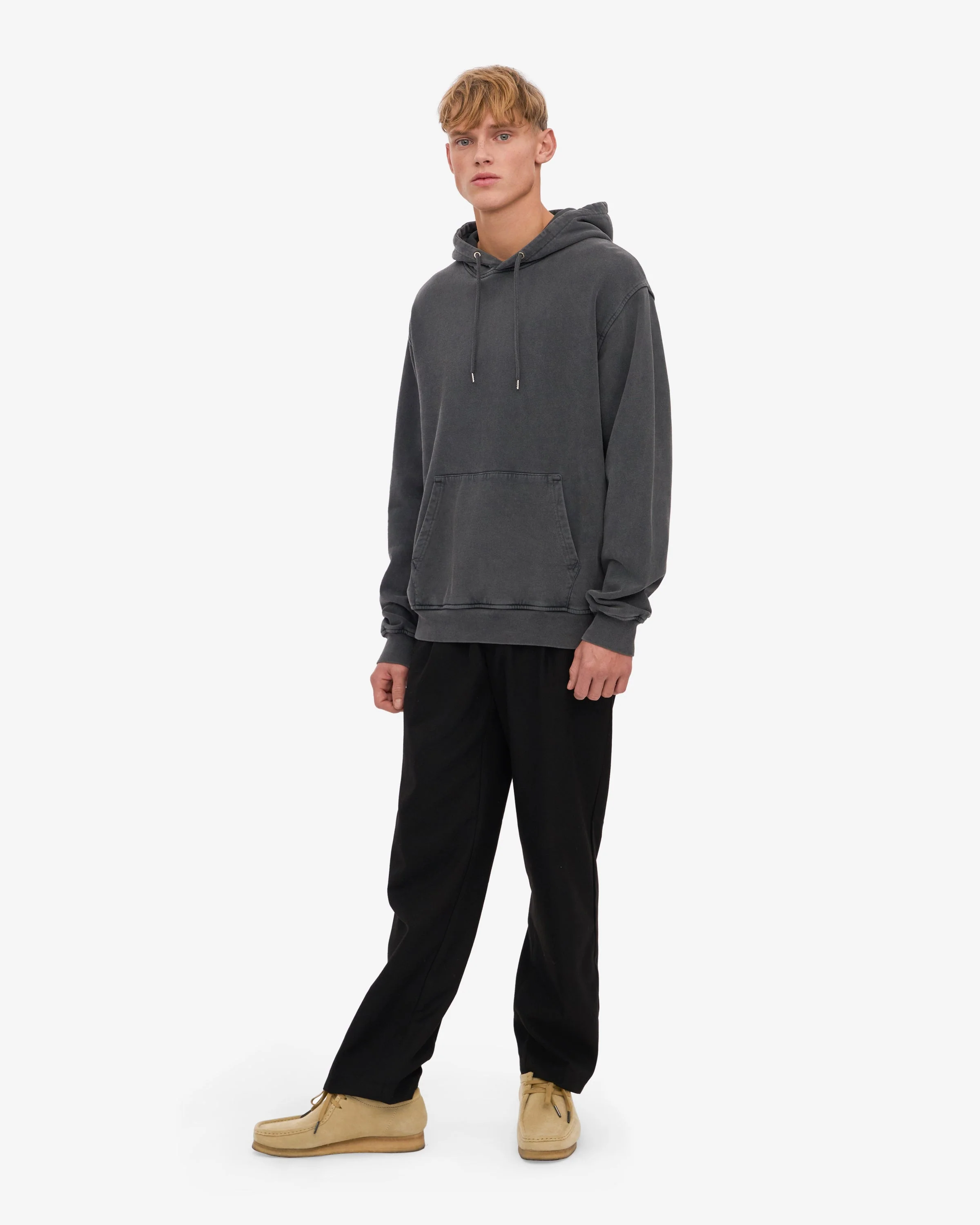Colorful Standard Classic Organic Hoodie - Faded Black - Image 4