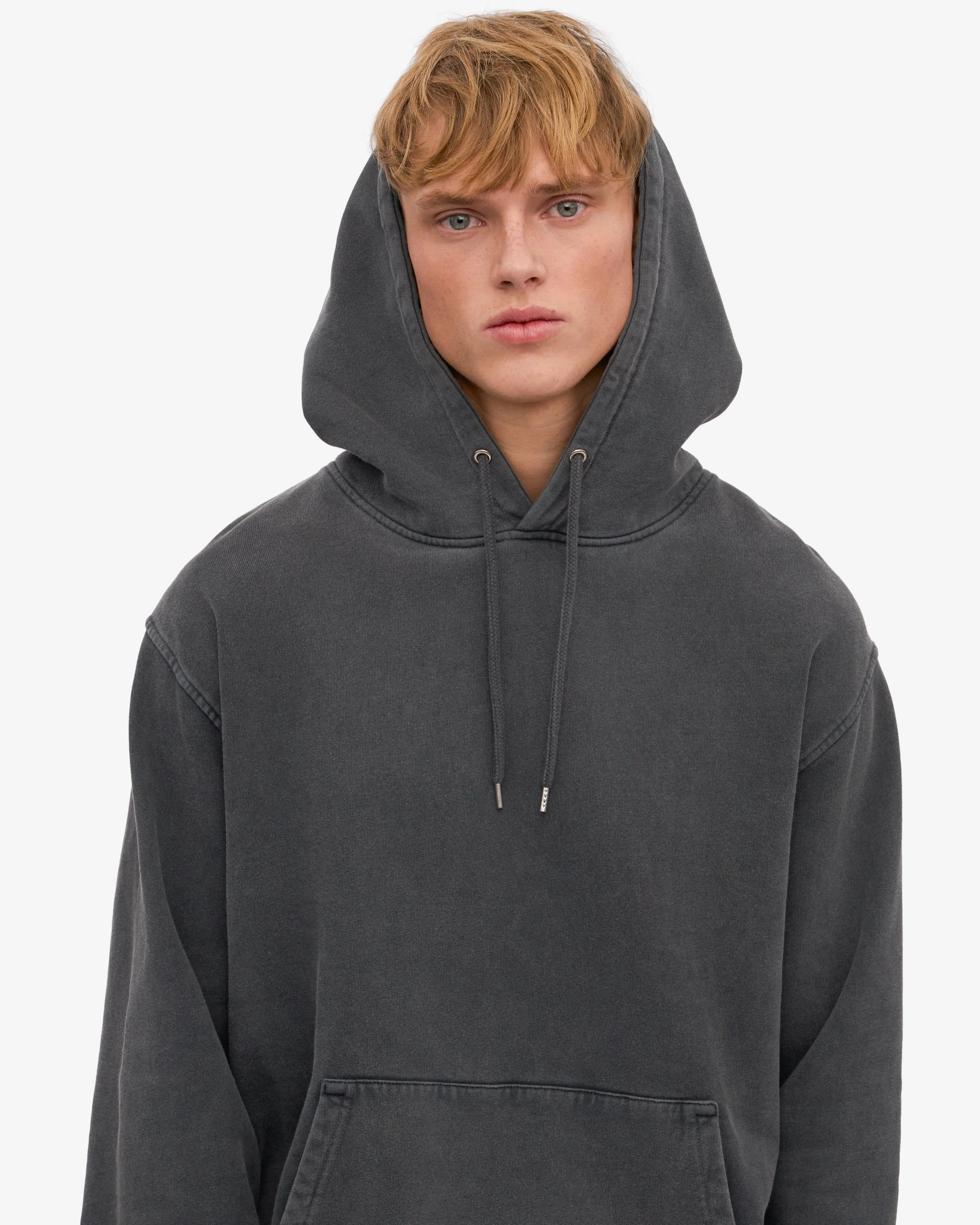 Colorful Standard Classic Organic Hoodie - Faded Black - Image 5