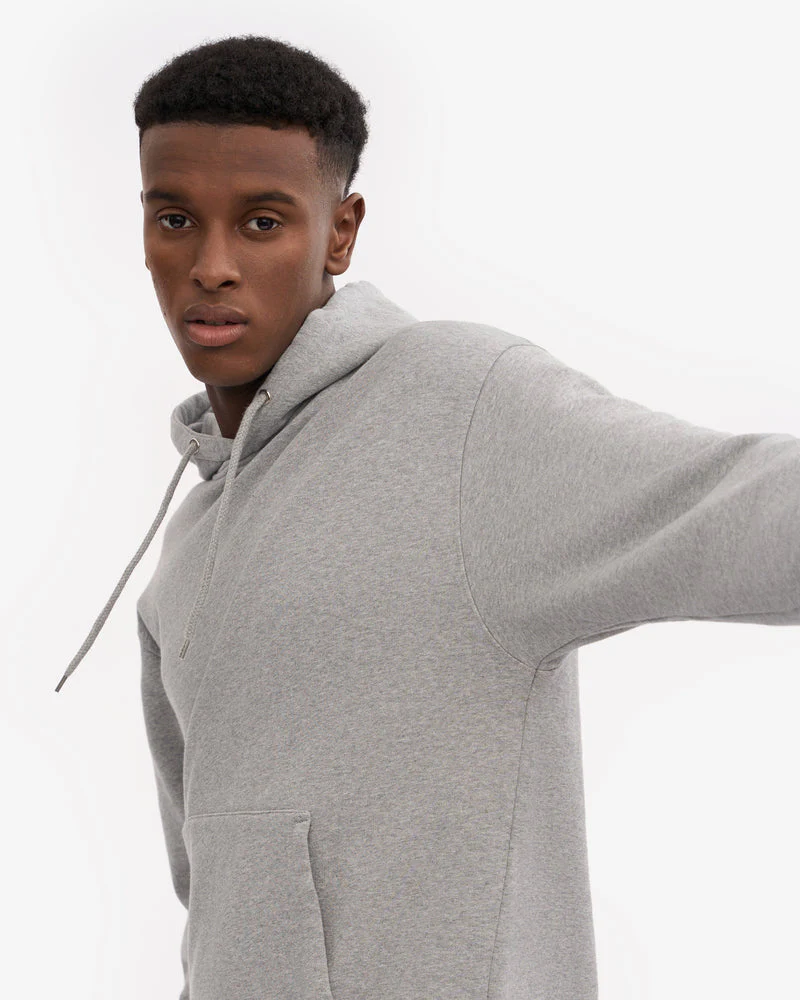 Colorful Standard Classic Organic Hoodie - Heather Grey - Image 2