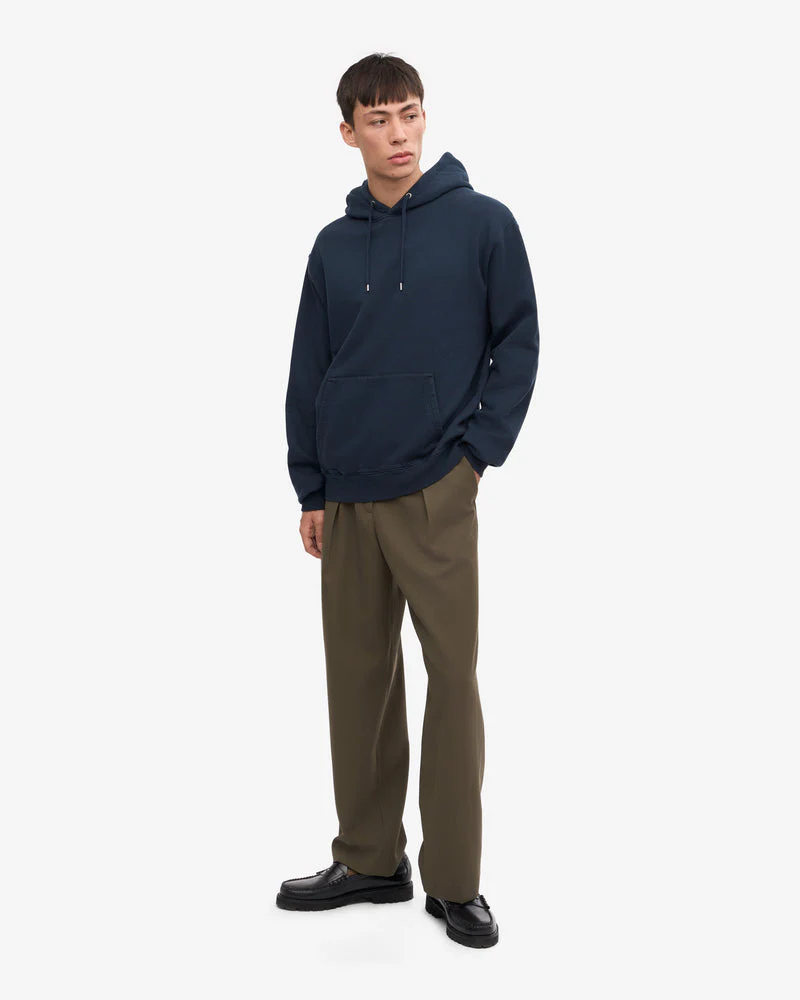 Colorful Standard Classic Organic Hoodie - Navy Blue - Image 3