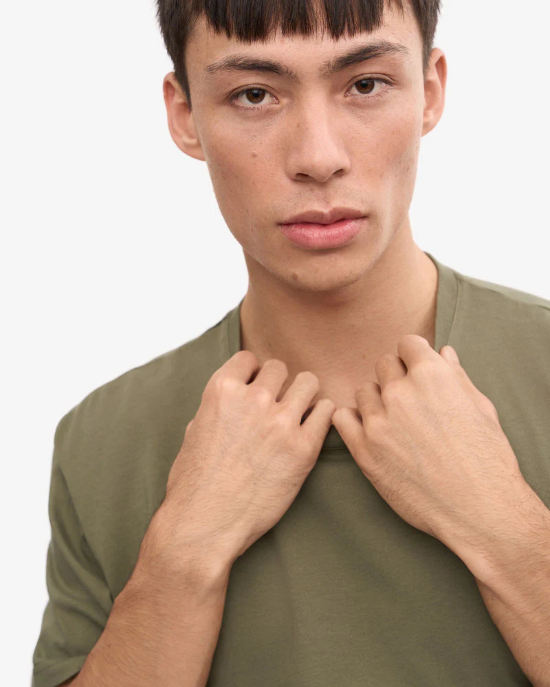 Colorful Standard Classic Organic T-Shirt - Dusty Olive - Image 2