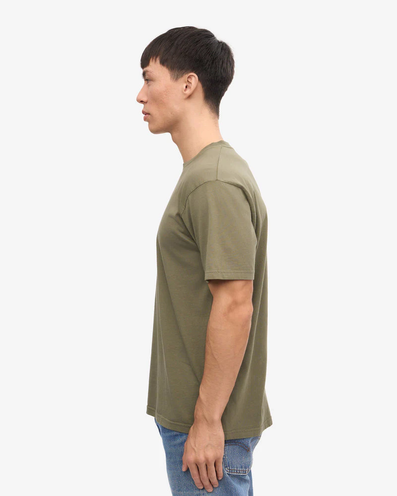 Colorful Standard Classic Organic T-Shirt - Dusty Olive - Image 3