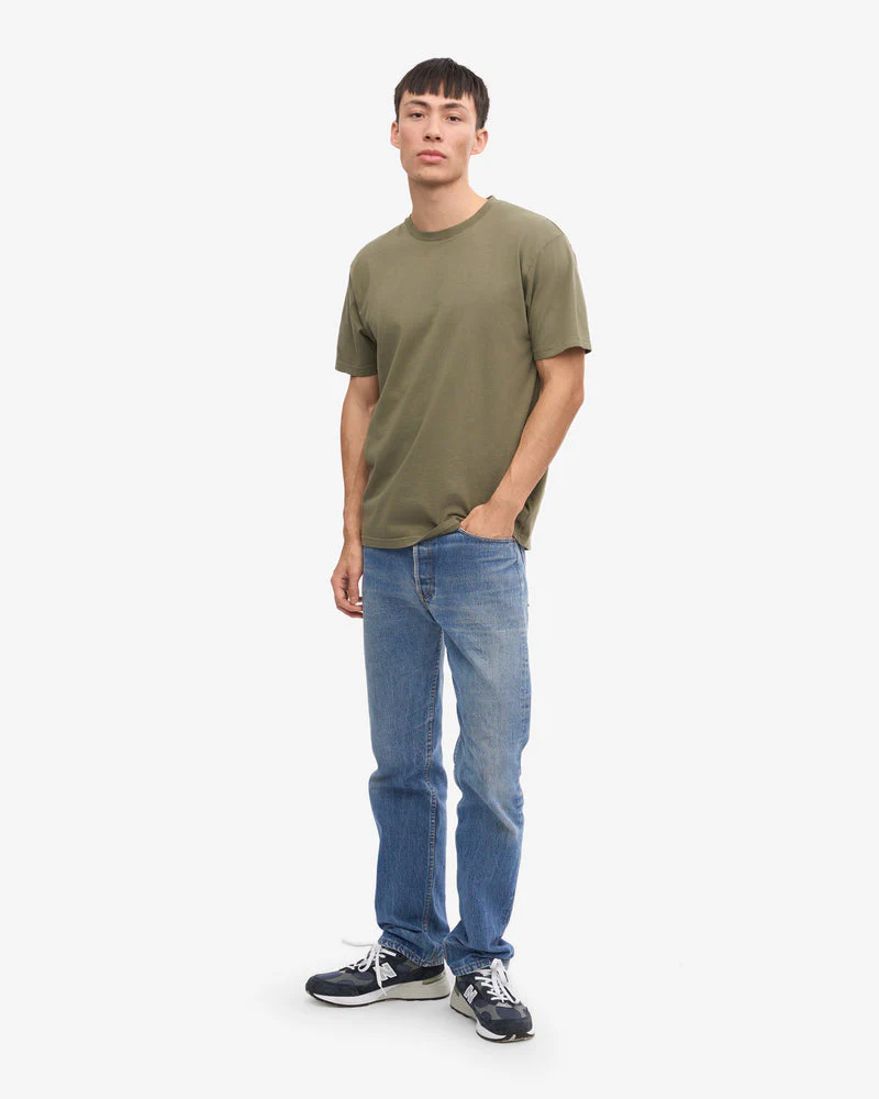 Colorful Standard Classic Organic T-Shirt - Dusty Olive - Image 5