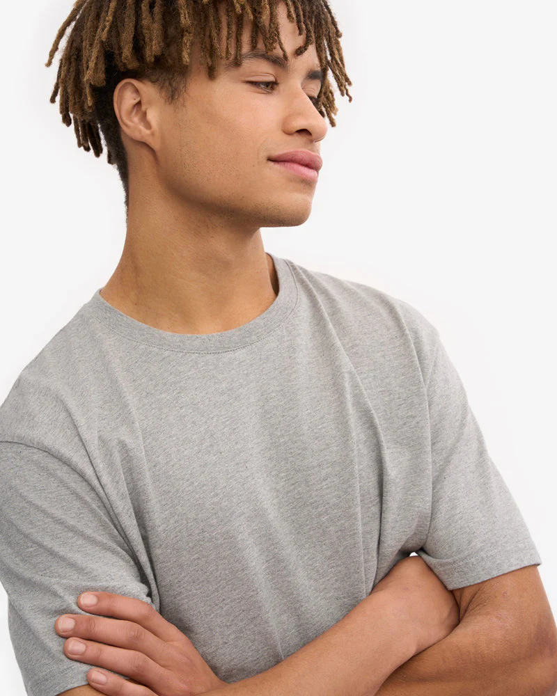 Colorful Standard Classic Organic T-Shirt - Heather Grey - Image 5