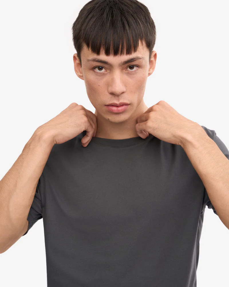 Colorful Standard Classic Organic T-Shirt - Lava Grey - Image 2