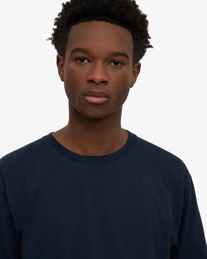 Colorful Standard Classic Organic T-Shirt - Navy Blue - Image 2