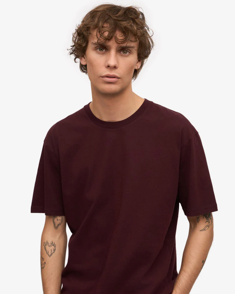 Colorful Standard Classic Organic T-Shirt - Oxblood Red - Image 2